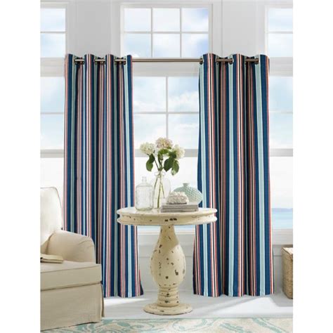 Shop Softline Sunline Verne Stripe Indooroutdoor Curtain Panel Free