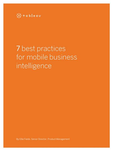 Final752661 Core 7 Best Practices For Mobile Business Intelligence