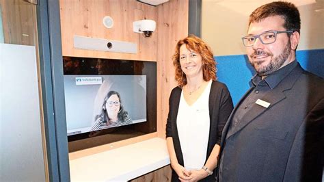 Volksbank in Schömberg Geldinstitut baut verstärkt auf Videoservice