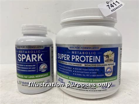Metabolic Super Protein 435g And Metabolic Spark 120 Capsules