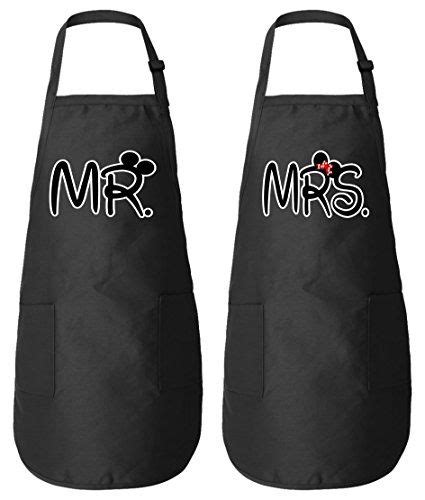 Mr Mrs Matching Couple Aprons For Him And Her His Her Wedding Anniversary Ts Matching