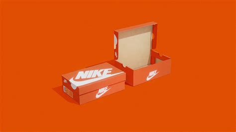 Nike Shoe Box Buy Royalty Free 3d Model By Mamas Sneaker Stop