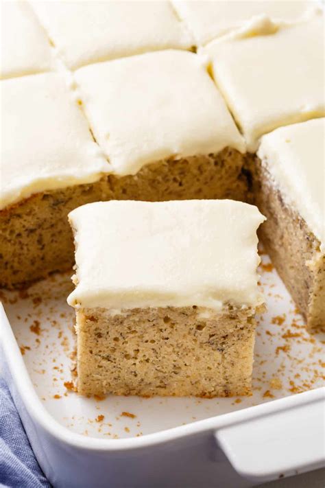 The Best Banana Cake With Cream Cheese Frosting All Things Mamma