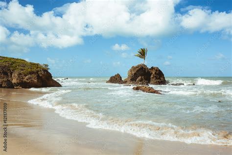 Tambaba Beach Official Naturist Nudist Beach In Brazil Stock Photo