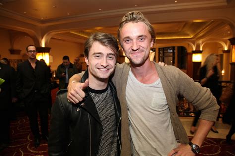 Tom Felton Draco Malfoy Daniel Radcliffe Harry Potter Mundo