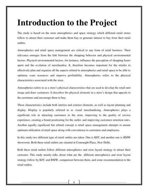 How To Write Introduction For The Project