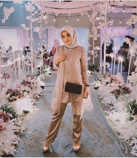 Baju Kondangan Hijab Modern Celana Pakaian Pesta Model Baju Wanita
