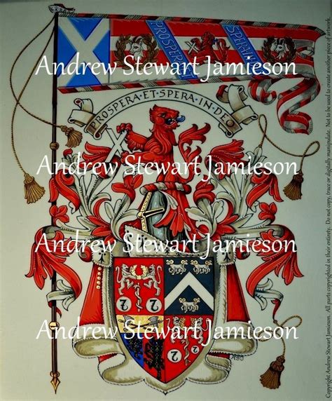 British Artist And Designer Andrew Stewart Jamiesons Grand Armorial