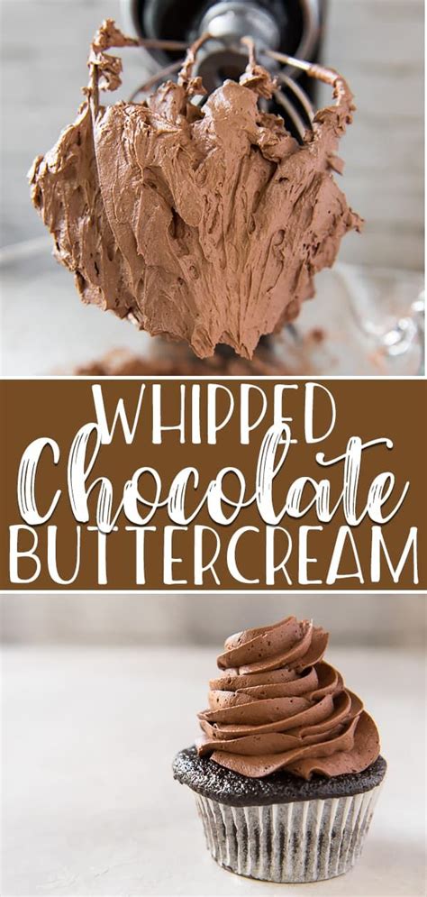 Fine sea salt, cake flour, dark brown sugar, pure vanilla extract and 7 more. You NEED this easy, fluffy Whipped Chocolate Buttercream Frosting recipe in… | Chocolate icing ...