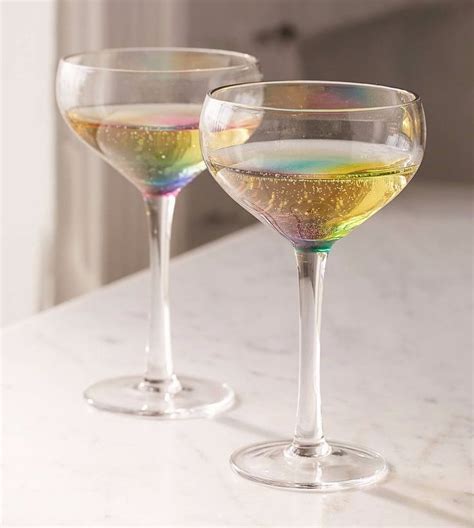 Rainbow Wine Glasses From Urban Outfitters Popsugar Home