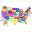 United States Map With Clip Art At Clkercom  Vector