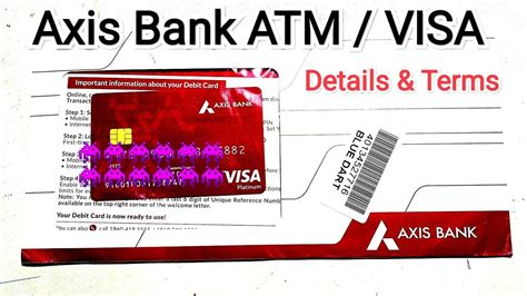 Axis Bank Debit Card Unboxing Axis Bank Atm Card Review And Details