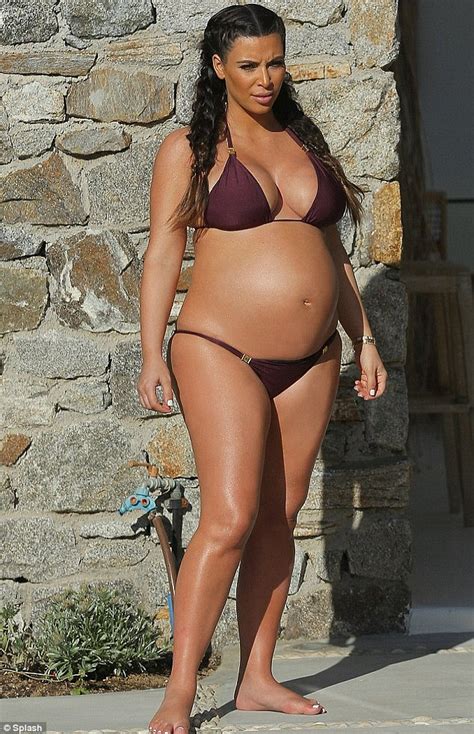 How Kim Kardashian Got Her Bikini Body Back Daily Mail Online