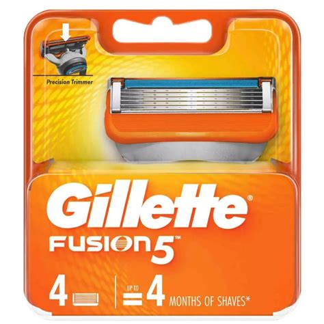 gillette fusion razor blades 4 cartridges shopee singapore