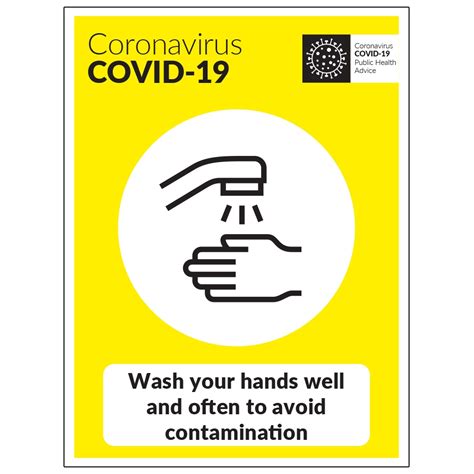 Covid 19 Wash Your Hands Well Sign Construction