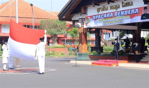 Upacara Peringatan Hari Pahlawan Kabupaten Mojokerto Bertemakan