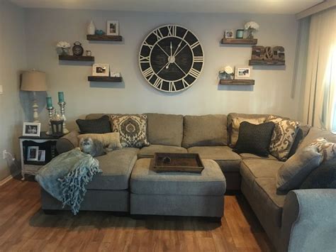 There are 1286 wall picture clock for sale on etsy, and they cost $43.02 on average. Oversized wall clock with floating shelves | Wall clocks ...