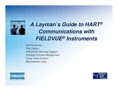 Pdf Guide To Hart Communications With Fieldvue Instruments Dokumentips