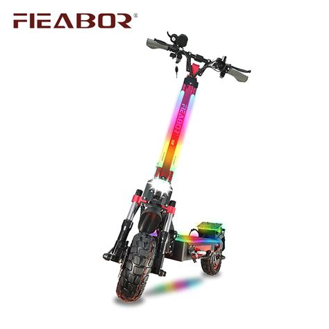 Fieabor Elf 2021 Newest Design Electric Scooter Dual Motors 2400w 52v