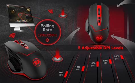 Best Gaming Peripheral Redragon M690 1 Wireless Gaming Mouse With Dpi