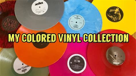 My Colored Vinyl Collection Hip Hop Etc Youtube