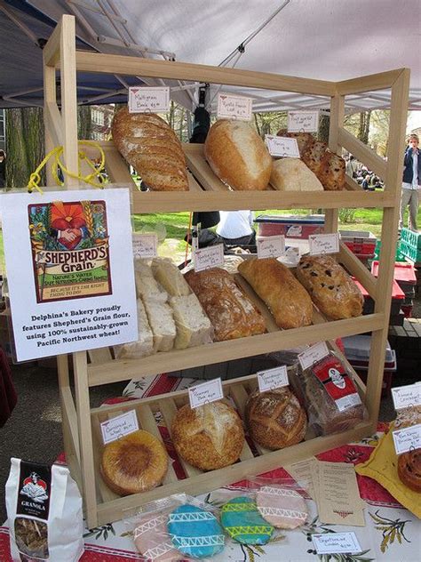 Delphinas Bakery Bread Bread Display Farmers Market Stand Bake