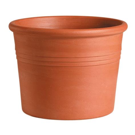 14 In Dia Smooth Handle Red Clay Pot Rct 310a R The Home Depot