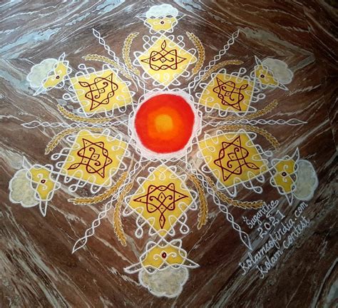 Pulli kolam designs include simple , easy patterns with dots beginners and kids with steps. Pongal Pulli Kolam 2021 : Kolam Designs Rangoli For Pongal ...