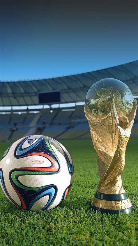 Download Samsung Galaxy S5 Wallpaper Fifa World Cup 2014 Trophy