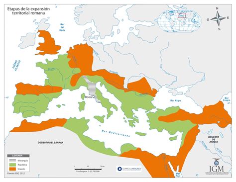 Cultura Clásica 3º Eso Benejúzar Mapa Del Imperio Romano