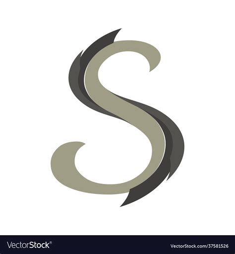 Classic Design Letter S Image For Element Design Vector Image