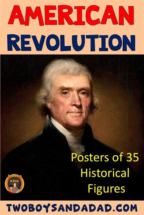 American Revolution Historical Figures Posters And Printables