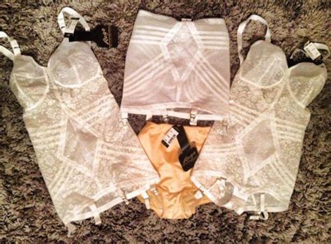 Rago All In One Open And Pant Girdle Panty Girdle Bullet Bra Shapewear Panties Tights Slip