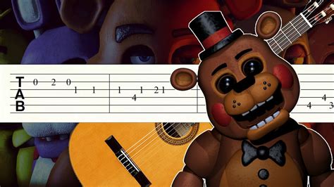 Five Nights At Freddys Guitarra Tutorial Tablatura Acordes Chordify