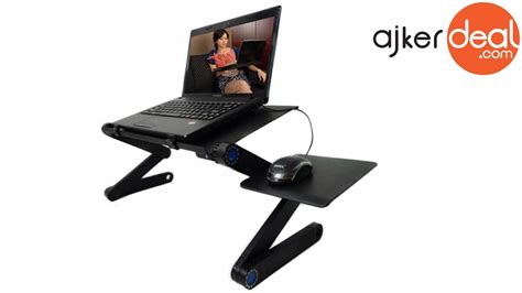 Have you tried cleaning your laptop fan? T8 multifunction laptop table with mouse pad in Bangladesh ...