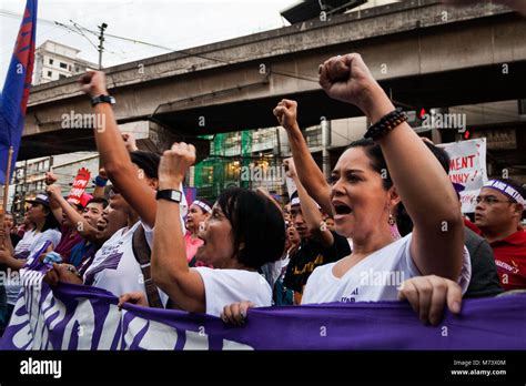 Philippines 8th Mar 2018 Women Rights Activist And Theater Actress Monique Wilson R