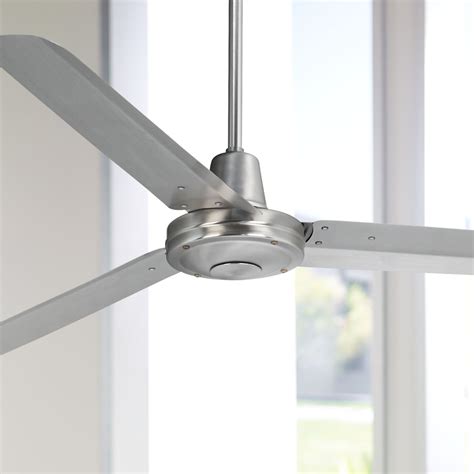60 Casa Vieja Industrial Ceiling Fan With Remote Control Brushed Steel
