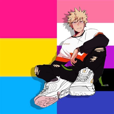 Katsuki Bakugou Bnha Pansexual Genderfluid Pride Profile Pic Icon Pfp