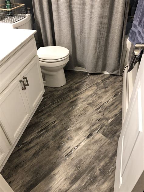 Diagonal Bathroom Flooring Full Bathroom With Vinyl Flooring