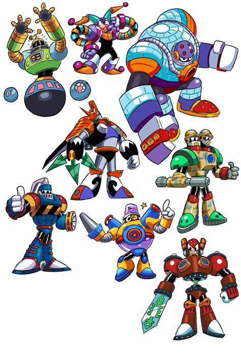Megaman 8 Robot Masters By Theguywhodrawsalot On Deviantart