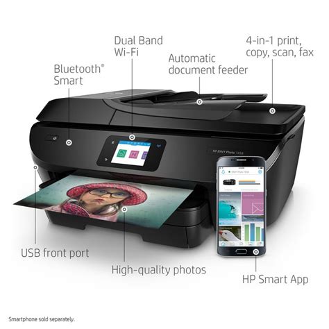 Hp Envy 7858 All In One Wireless Photo Print Scan Copy And Fax Hp