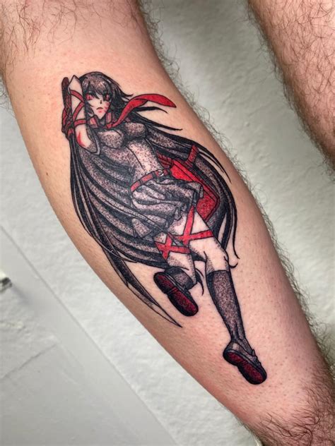 Hi Yesterday I Got This Beauty Tatted On My Leg Akame Is My Fact