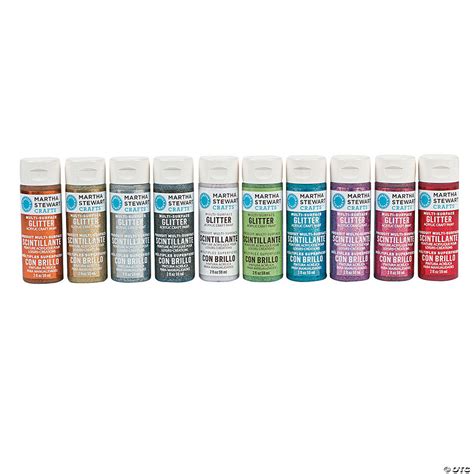Martha Stewart Crafts Glitter Paint Set Discontinued
