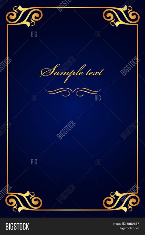 Free for commercial use no attribution required high quality images. Book Cover Blue With Gold Stock Vector & Stock Photos ...
