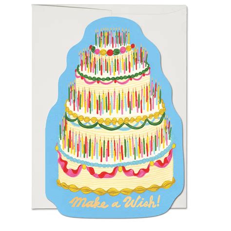 Make A Wish Birthday Greeting Card Ginger P Designs