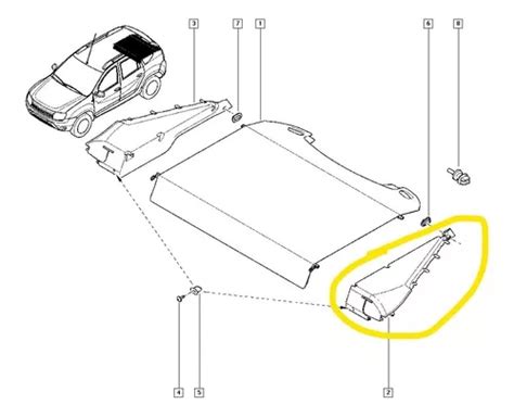 Moldura Baúl Izquierda Renault Duster Original Con Detalle