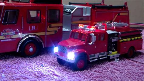 Custom Lighted Ho Scale Fire Truck Youtube