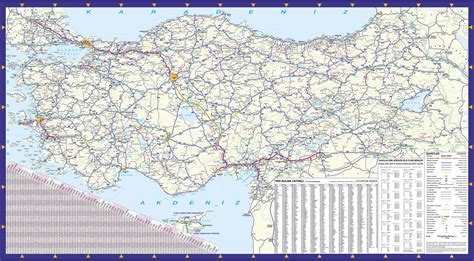Türkiye Karayolları Haritası DereTepe Net