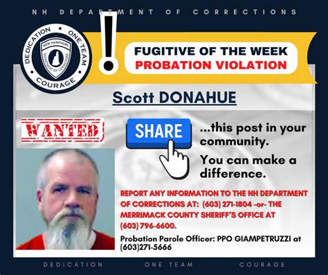 Nhdoc Searching For Violent Sex Offender Wanted On Probation Violation