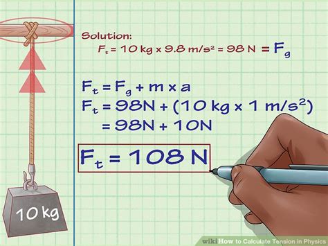 1 g is the average gravitational acceleration on earth, the average force, which affects a resting person at sea level. How to Calculate Tension in Physics: 8 Steps (with Pictures)